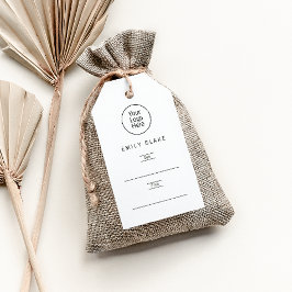 Professioneel Minimalistische Zakelijke Prijs Cadeaulabel