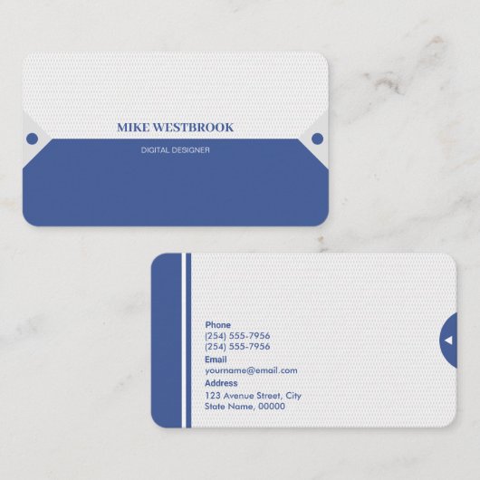 Professioneel, modern, aangepast, persoonlijk geri visitekaartje (Voorkant / Achterkant)