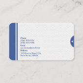 Professioneel, modern, aangepast, persoonlijk geri visitekaartje (Achterkant)