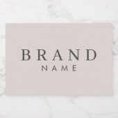 Professioneel Modern Aangepast Voedsetiket Voedselcontainer Etiket (Enkel label)