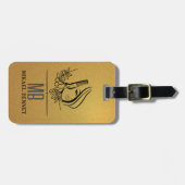 Professioneel Modern Bagagelabel (Voorkant horizontaal)