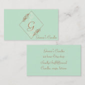 Professioneel, modern blauw en bruin Visitekaartje (Voorkant / Achterkant)