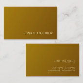 Professioneel Modern Cafe Pearl Finish Luxe Visitekaartje (Voorkant / Achterkant)