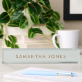 Professioneel Modern Classy Kantoor Name Bord Naambordje
