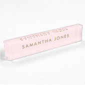 Professioneel Modern Classy Kantoor Name Bord Naambordje
