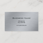 Professioneel, modern computerreparatieserver visitekaartje (Achterkant)