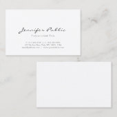 Professioneel, modern design elegant, eenvoudig de visitekaartje (Voorkant / Achterkant)