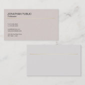 Professioneel, modern design minimalistisch visitekaartje (Voorkant / Achterkant)