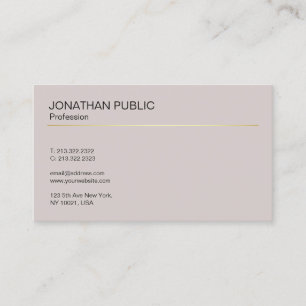 Professioneel, modern design minimalistisch visitekaartje