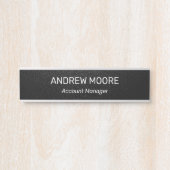 Professioneel modern deur bord deurbordje (Voorkant)