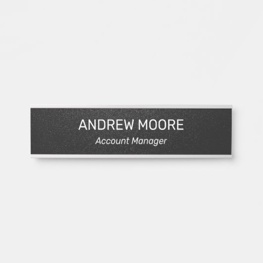 Professioneel modern deur bord deurbordje (Voorkant)