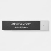 Professioneel modern deur bord deurbordje (Voorkant)