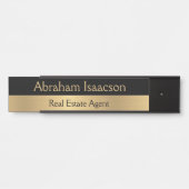 Professioneel modern deur bord naamplaat voor kant (Voorkant)