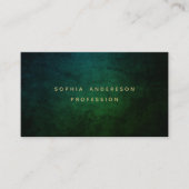 Professioneel, modern, donker Visitekaartje (Voorkant)