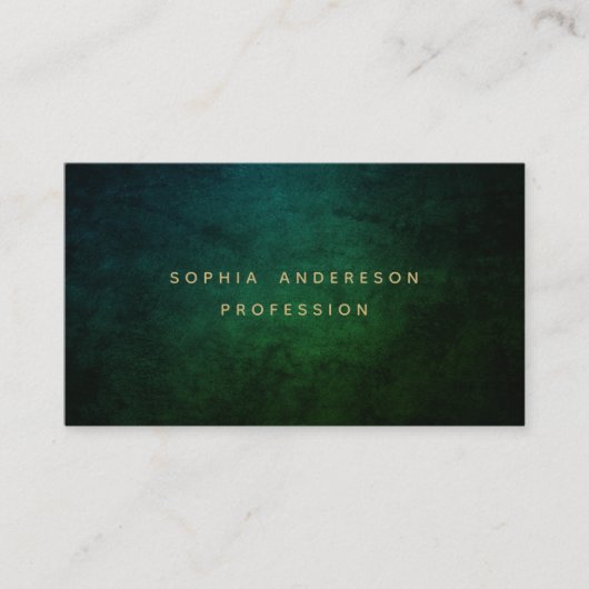 Professioneel, modern, donker Visitekaartje (Voorkant)