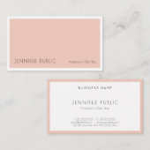 Professioneel, modern, eenvoudig design, rendy visitekaartje (Voorkant / Achterkant)