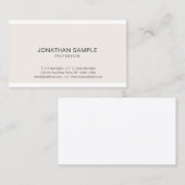 Professioneel modern, eenvoudig grafisch ontwerp visitekaartje (Voorkant / Achterkant)