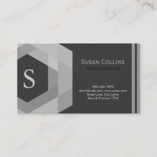 Professioneel Modern Eenvoudig Logo Monogram Visitekaartje