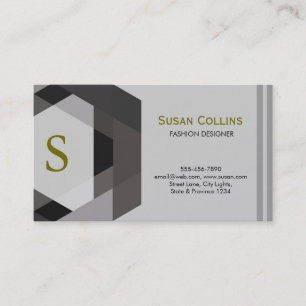 Professioneel Modern Eenvoudig Logo Monogram Visitekaartje