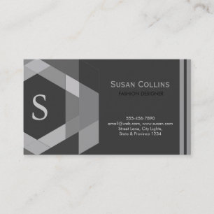 Professioneel Modern Eenvoudig Logo Monogram Visitekaartje