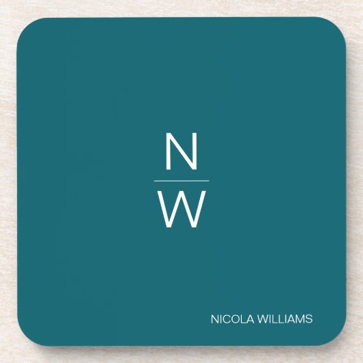 Professioneel Modern Eenvoudig Minimalistisch Donk Bier Onderzetter (Voorkant)