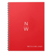 Professioneel Modern Eenvoudig Minimalistisch Held Notitieboek (Voorkant)