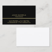 Professioneel, modern, eenvoudig ontwerp met minim visitekaartje (Voorkant / Achterkant)