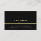 Professioneel, modern, eenvoudig ontwerp met minim visitekaartje (Voorkant)