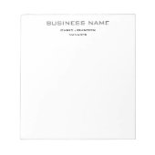 Professioneel Modern Eenvoudig Sober Notitieblok (Voorkant)