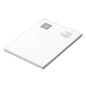 Professioneel Modern Eenvoudig Sober Notitieblok (Linkerzijde)