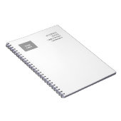 Professioneel Modern Eenvoudig Sober Notitieboek (Rechterzijde)