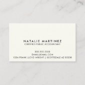 Professioneel Modern Eenvoudig Uw volgende afspraa Visitekaartje (Voorkant)