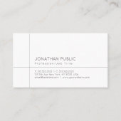 Professioneel Modern Eenvoudig Verfijnd Vlak Visitekaartje (Voorkant)