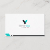 Professioneel, modern, eenvoudig visitekaartje (Voorkant)