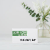 Professioneel, modern, eenvoudig Visitekaartje (Staand voorkant)