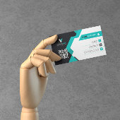 Professioneel, modern, eenvoudig visitekaartje