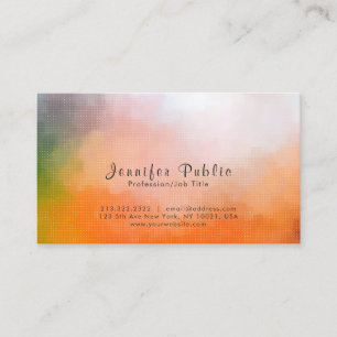 Professioneel Modern Elegant Abstract Artistic Visitekaartje