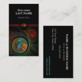 Professioneel Modern Elegant Cool Rebirth Blue Visitekaartje (Voorkant / Achterkant)