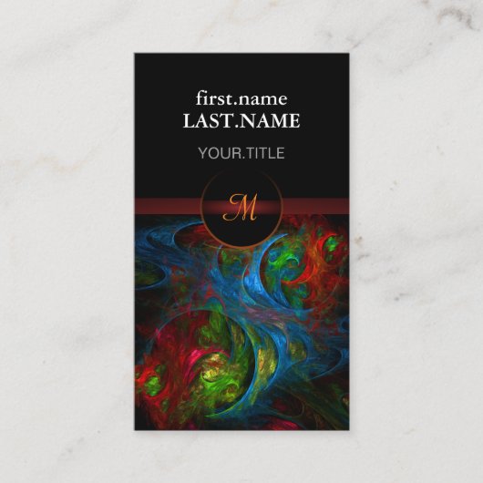 Professioneel modern elegant crool Genesis Blue Visitekaartje (Voorkant)