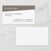 Professioneel modern elegant design bedrijf visitekaartje (Voorkant / Achterkant)