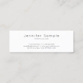 Professioneel, modern elegant design met minimale mini visitekaartje (Achterkant)