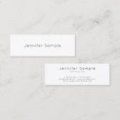 Professioneel, modern elegant design met minimale mini visitekaartje (Voorkant / Achterkant)