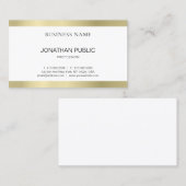 Professioneel, modern, elegant design, schone lei visitekaartje (Voorkant / Achterkant)