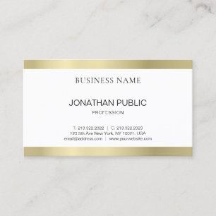 Professioneel, modern, elegant design, schone lei visitekaartje
