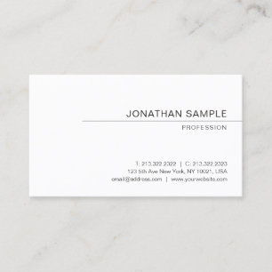 Professioneel Modern Elegant Eenvoudig Design Tren Visitekaartje