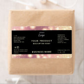 Professioneel modern elegant-etiket met sparren etiket (Insitu)