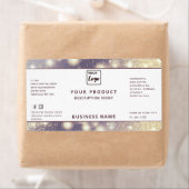 Professioneel modern elegant-etiket met sparren etiket (Insitu)