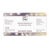 Professioneel modern elegant-etiket met sparren etiket (Voorkant)