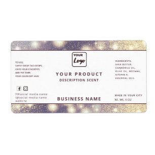 Professioneel modern elegant-etiket met sparren etiket