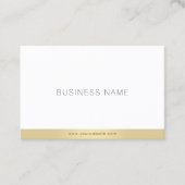Professioneel Modern Elegant Goud Eenvoudig Ontwer Visitekaartje (Voorkant)